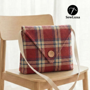 Nora Envelope Bag Sewing Pattern PDF | Beginner Crossbody Purse