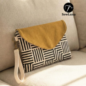 Maya Wristlet Clutch PDF Sewing Pattern | Beginner Wristlet DIY